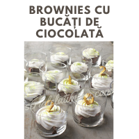 Brownies cu Bucăți de Ciocolată