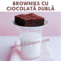 Brownies cu ciocolată dublă
