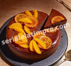 Cheesecake cu ciocolată și portocale